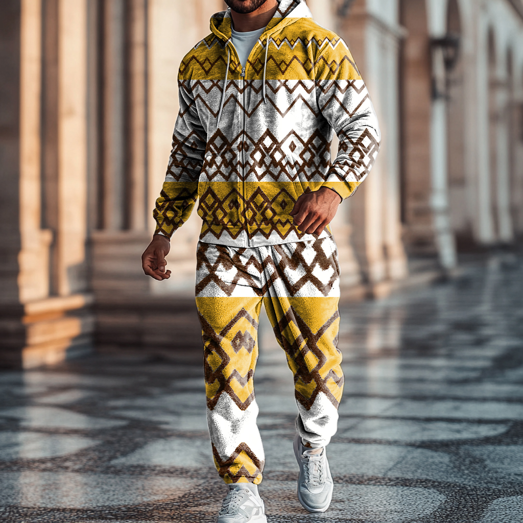 Unique design Men's fashion casual set