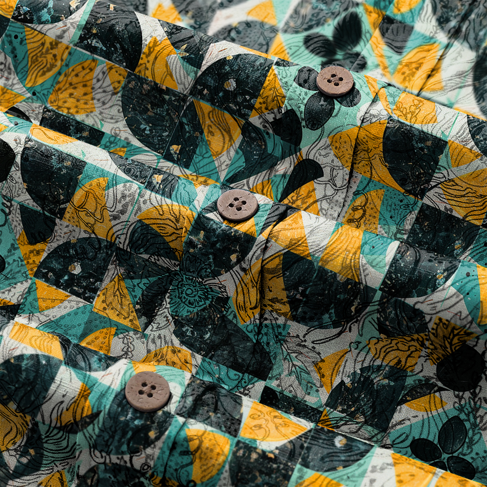 High-Quality Men's Printed Casual Loose Hawaiian Shirt