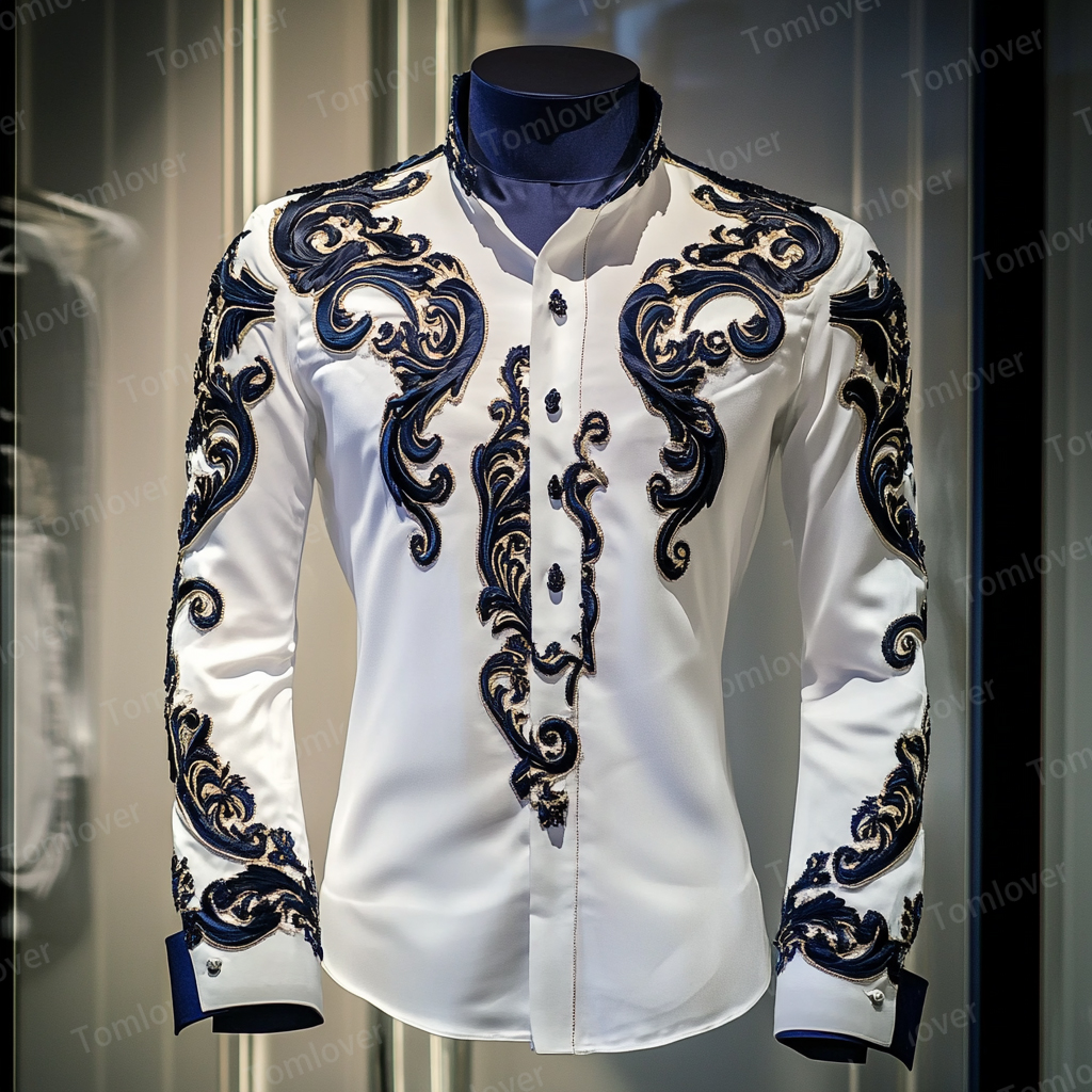 2025 Best Men's Unique Luxe Collection Classic Casual Shirt