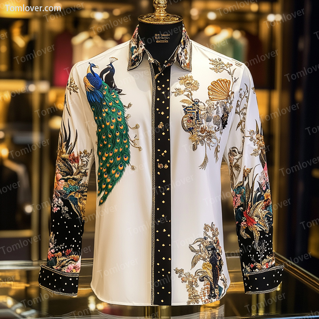 2025 Best Men's Unique Luxe Collection Classic Casual Shirt