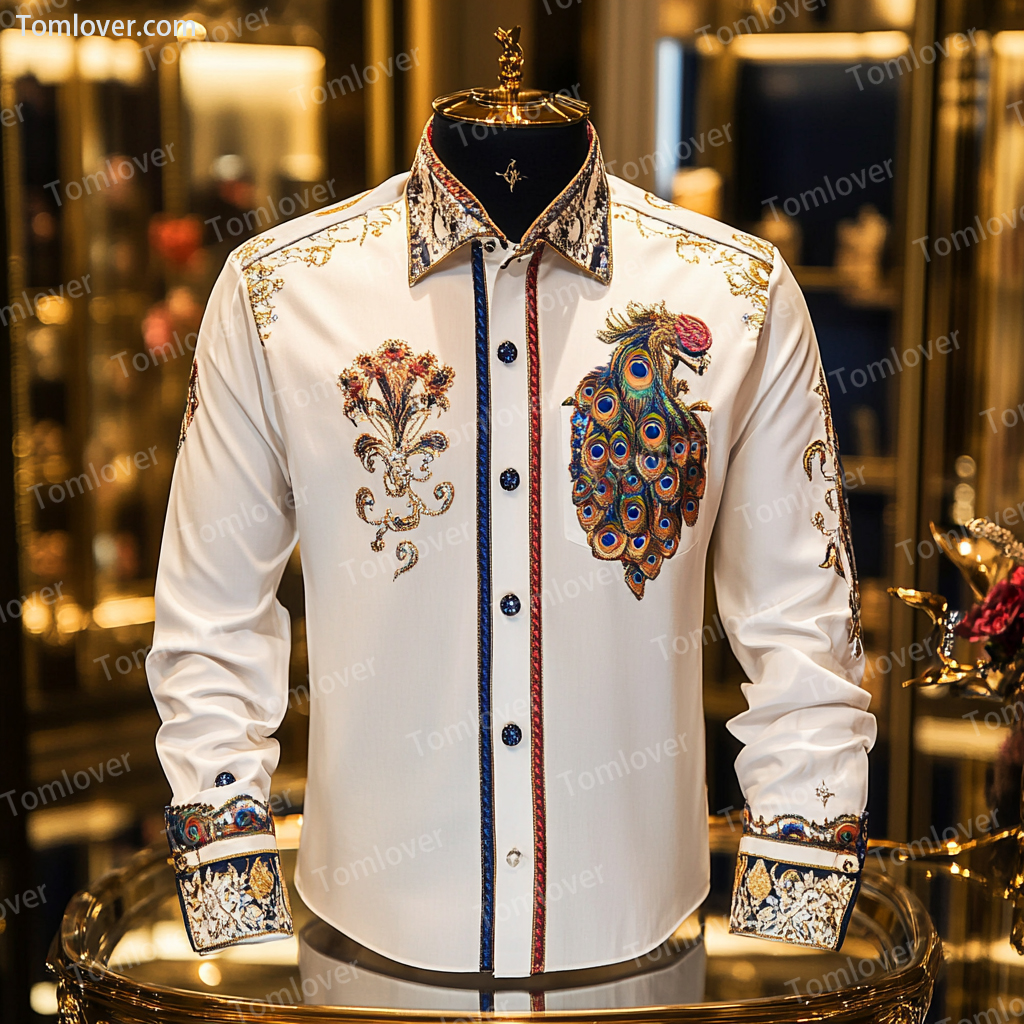 2025 Best Men's Unique Luxe Collection Classic Casual Shirt