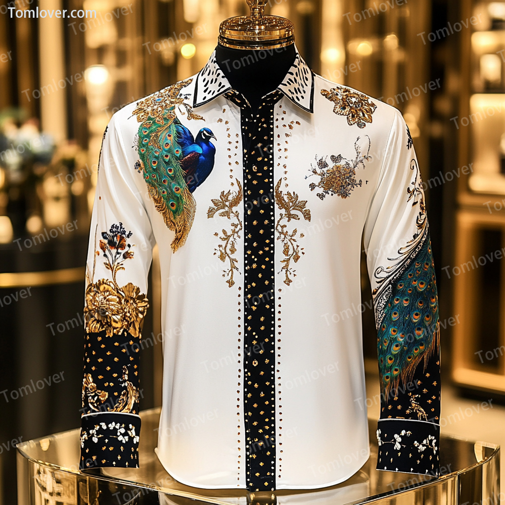 2025 Best Men's Unique Luxe Collection Classic Casual Shirt