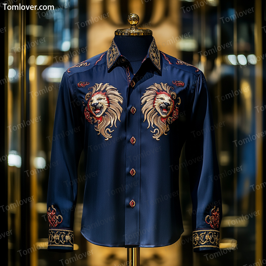 2025 Best Men's Unique Luxe Collection Classic Casual Shirt