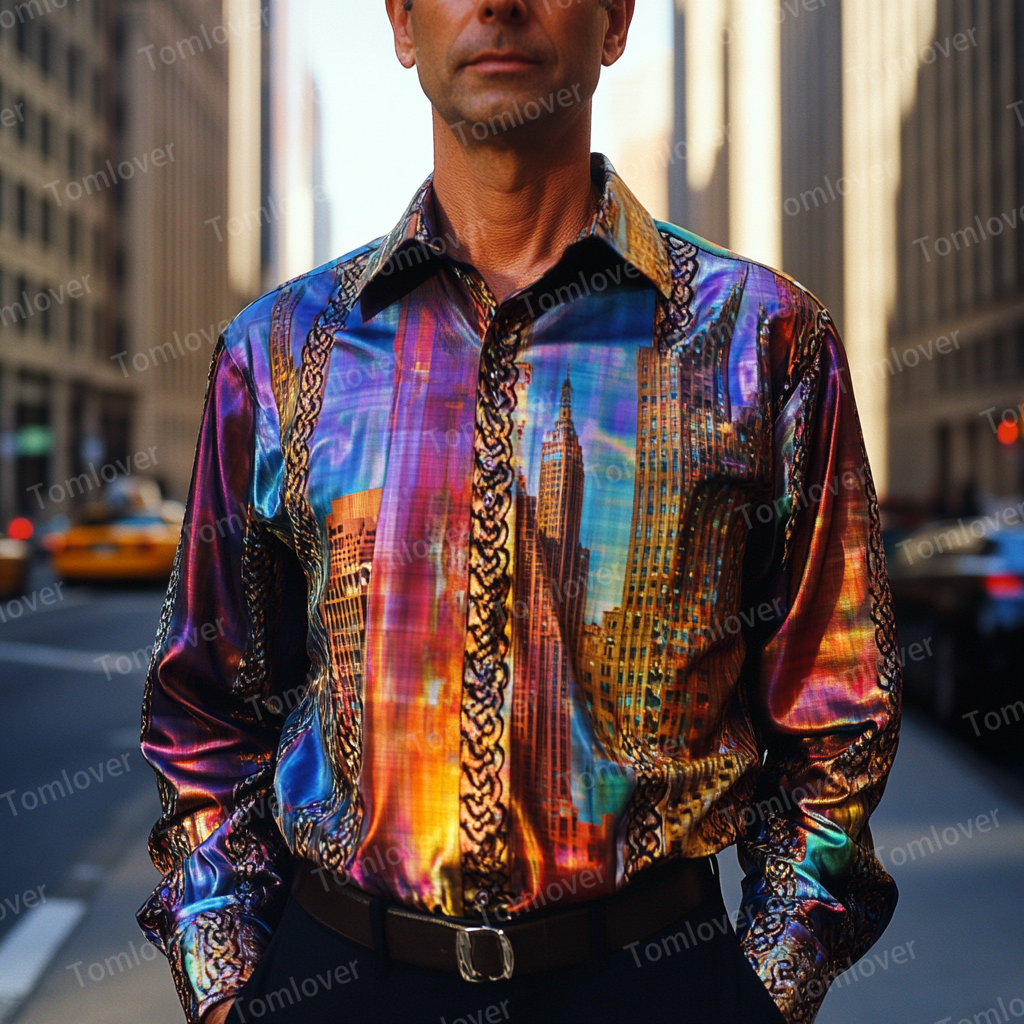 2025 Best Men's Unique Luxe Collection Classic Casual Shirt