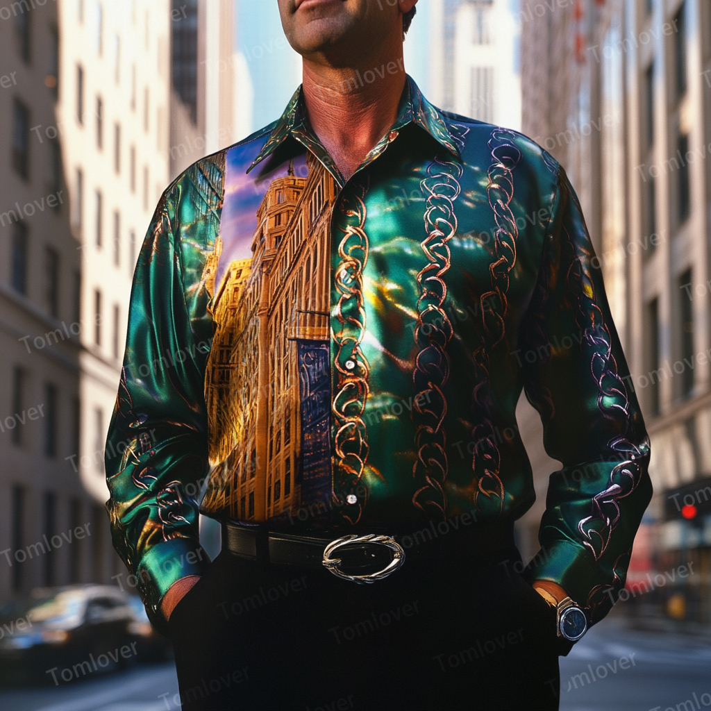 2025 Best Men's Unique Luxe Collection Classic Casual Shirt