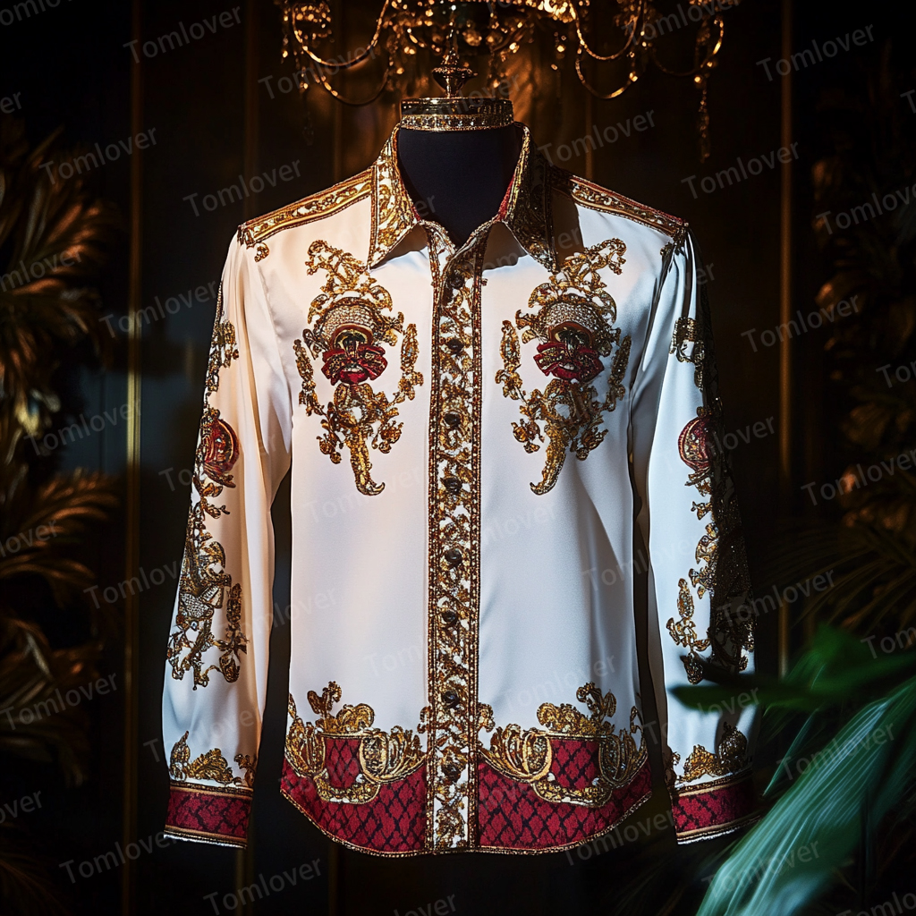 2025 Best Men's Unique Luxe Collection Classic Casual Shirt