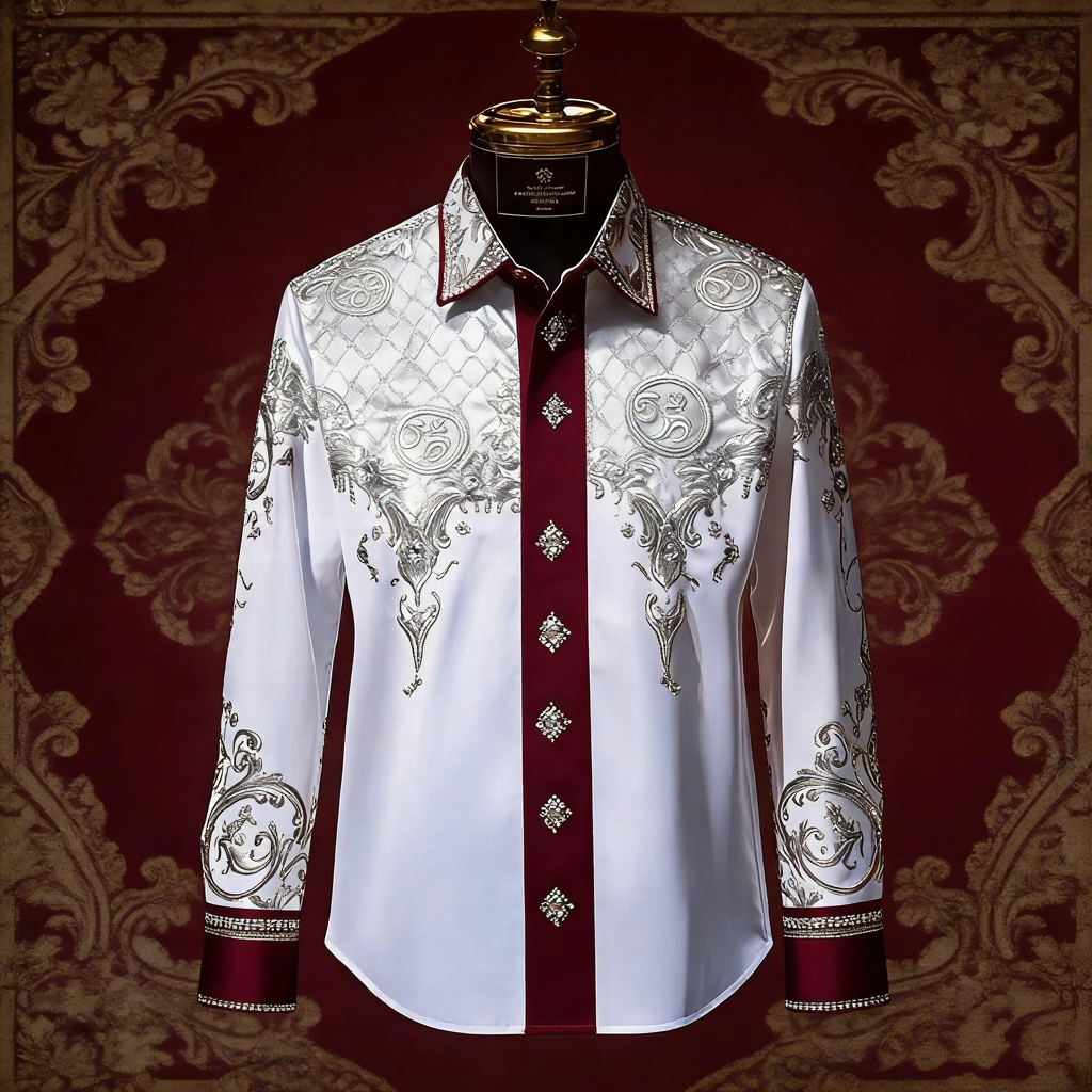 New Luxury Business VIP Exclusive Designer unique Luxe Collection long Shirt High Elasticity