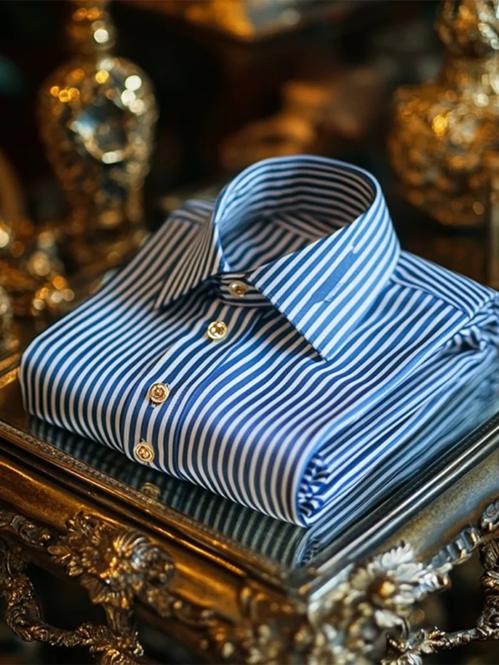 Men's Satin Luxe Long Sleeve Button Down Shirt
