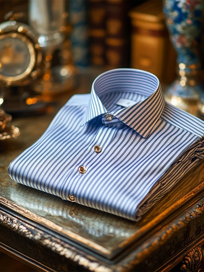 Men's Satin Luxe Long Sleeve Button Down Shirt