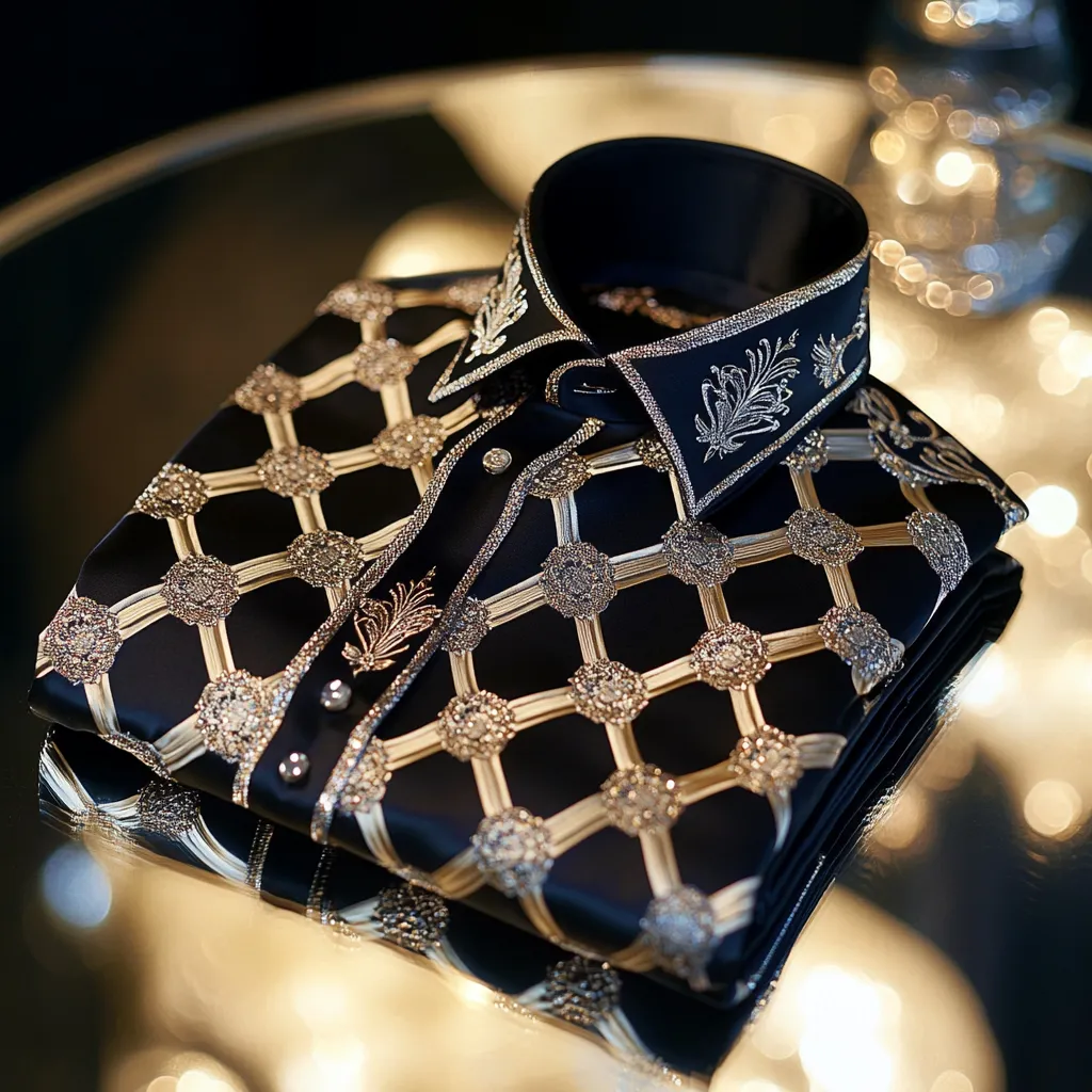 Men best unique Luxe Collection Effortless chic Shirt High Elasticity men's printed shirt