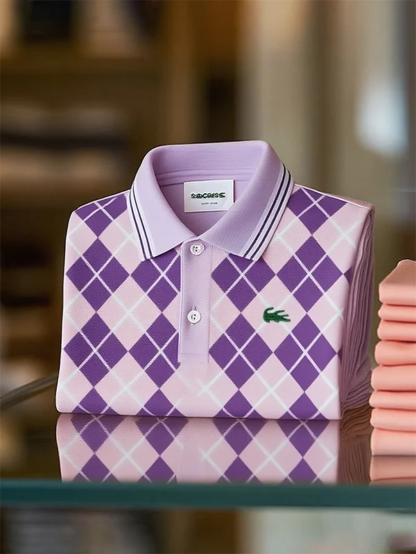 Men's Business Short Sleeve Polo Shirt