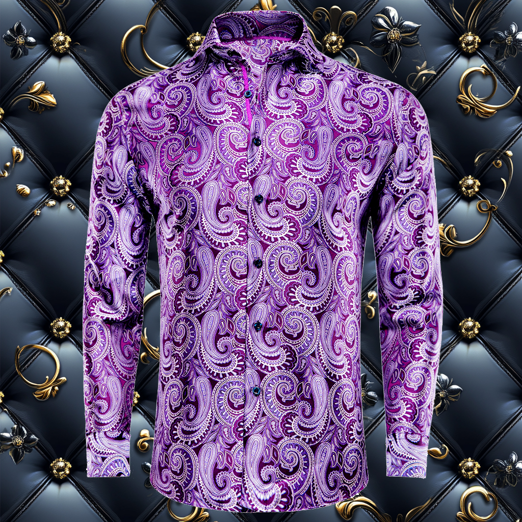 Silk Luxury Business VIP Exclusive Designer unique Luxe Collection long Shirt High Elasticity
