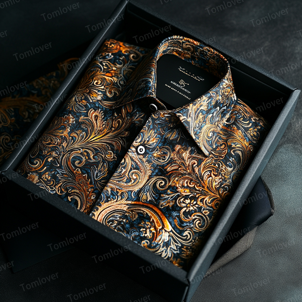 2025 Best Men's Unique Luxe Collection Classic Casual Shirt