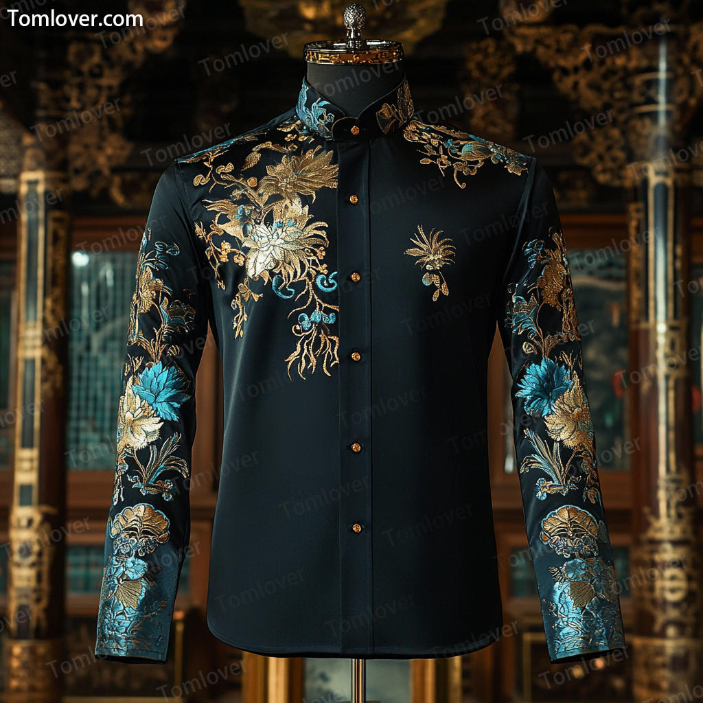 2025 Best Men's Unique Luxe Collection Classic Casual Shirt