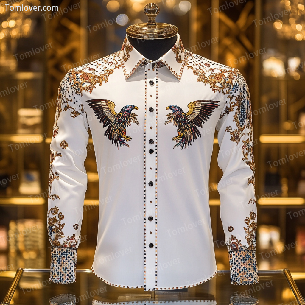 2025 Best Men's Unique Luxe Collection Classic Casual Shirt