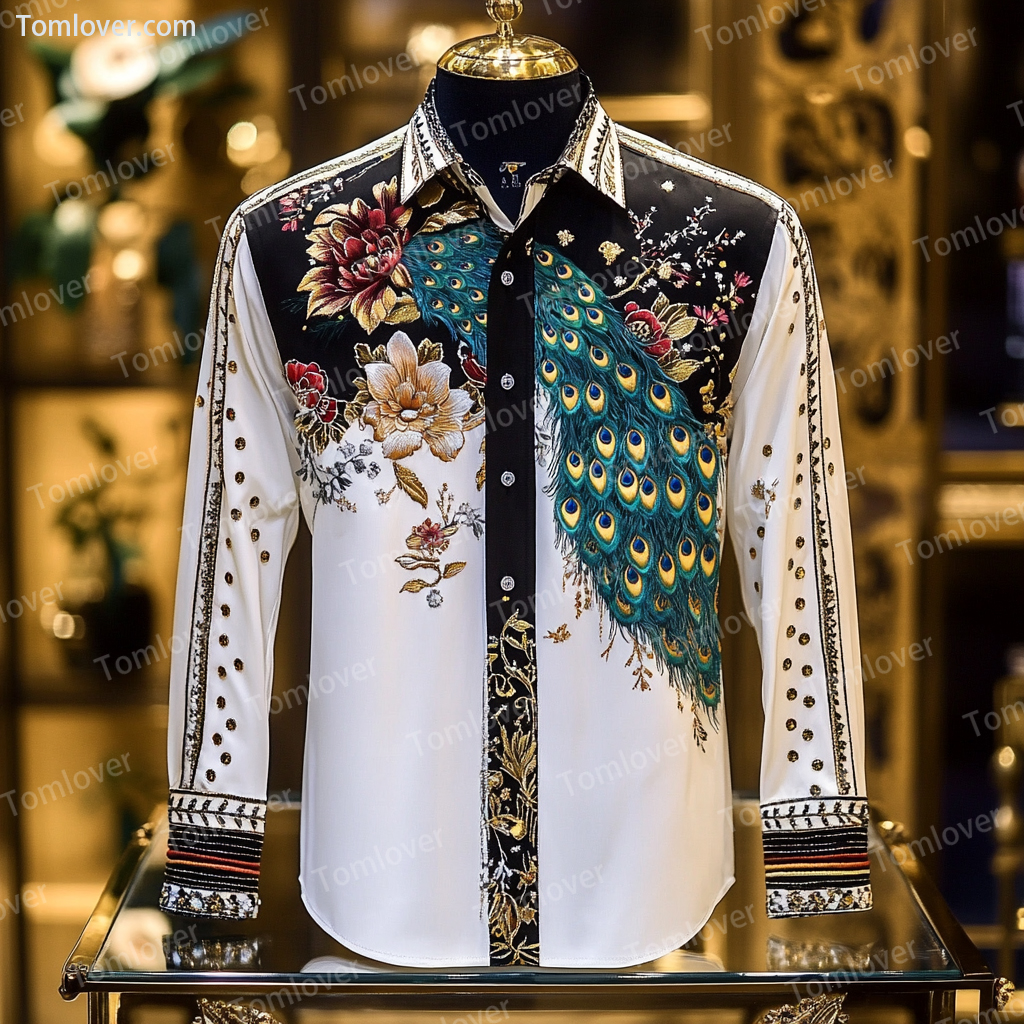 2025 Best Men's Unique Luxe Collection Classic Casual Shirt