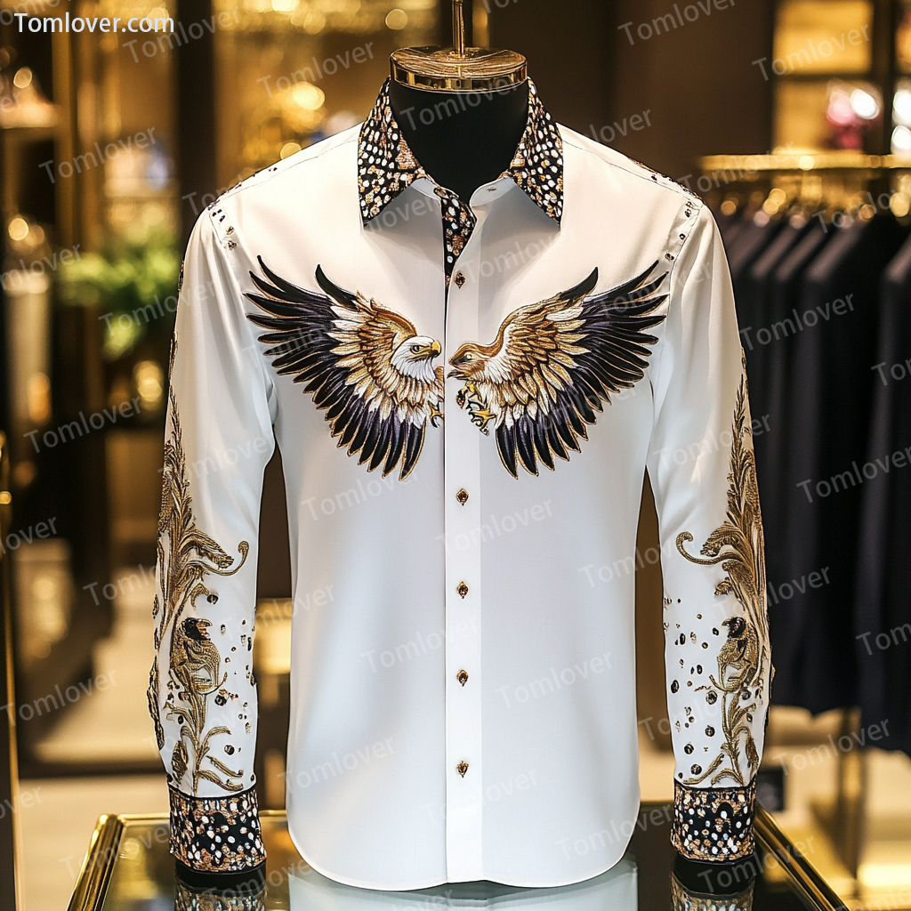 2025 Best Men's Unique Luxe Collection Classic Casual Shirt