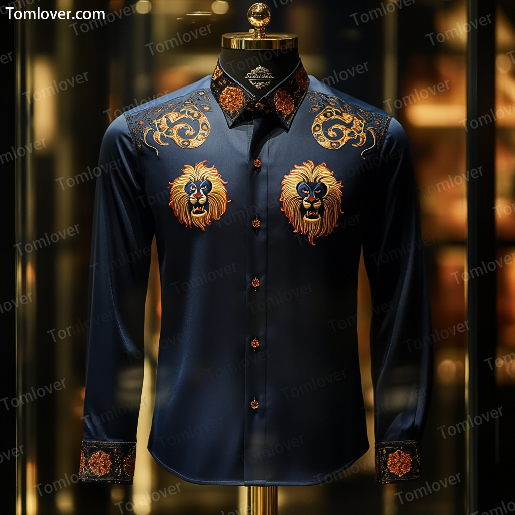 2025 Best Men's Unique Luxe Collection Classic Casual Shirt