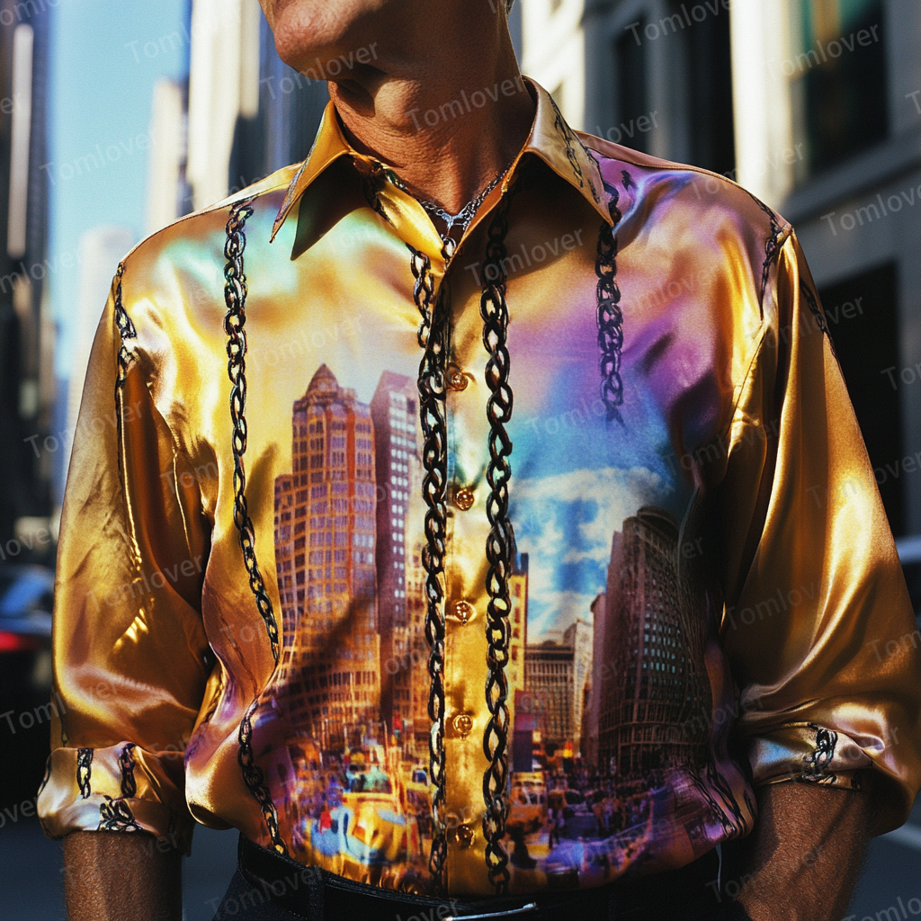 2025 Best Men's Unique Luxe Collection Classic Casual Shirt