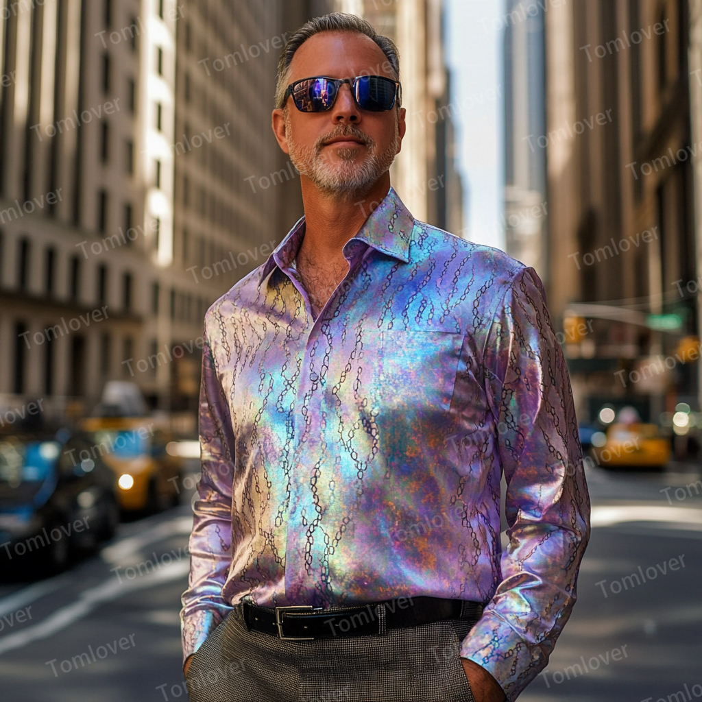 2025 Best Men's Unique Luxe Collection Classic Casual Shirt