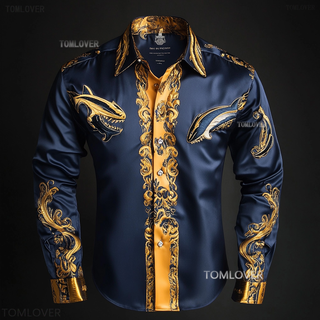 2025 Best Men's Unique Luxe Collection Classic Casual Shirt