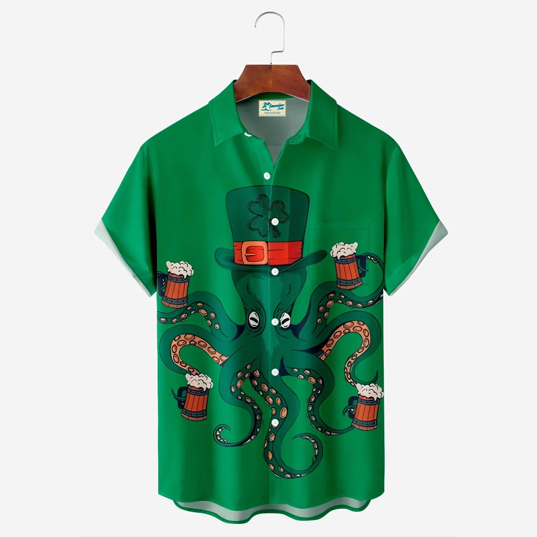 St. Patrick's Day Series 3D Digital Printed Shirt