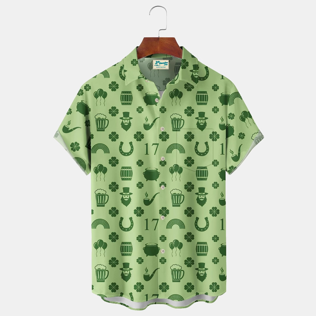 St. Patrick's Day Series 3D Digital Printed Shirt