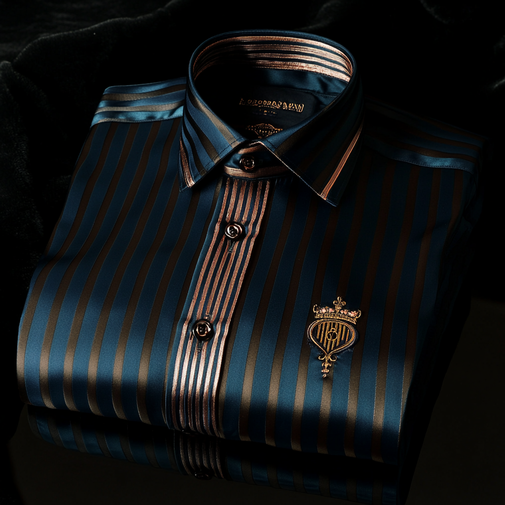 Silk Luxury Business VIP Exclusive Designer unique Luxe Collection long Shirt High Elasticity