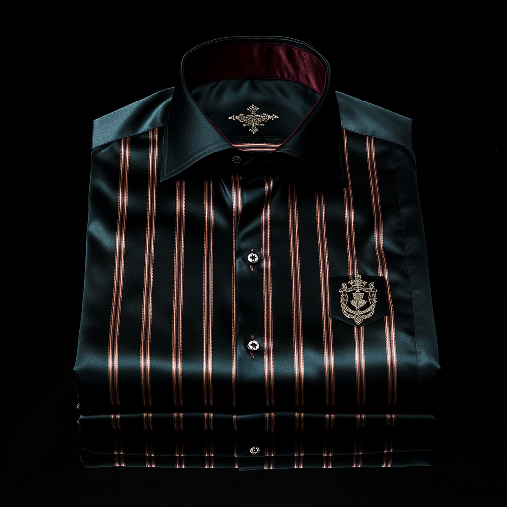 Silk Luxury Business VIP Exclusive Designer unique Luxe Collection long Shirt High Elasticity