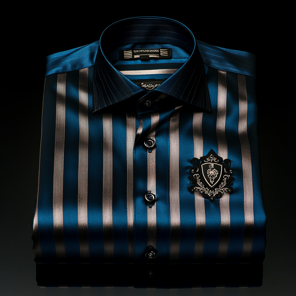 Silk Luxury Business VIP Exclusive Designer unique Luxe Collection long Shirt High Elasticity