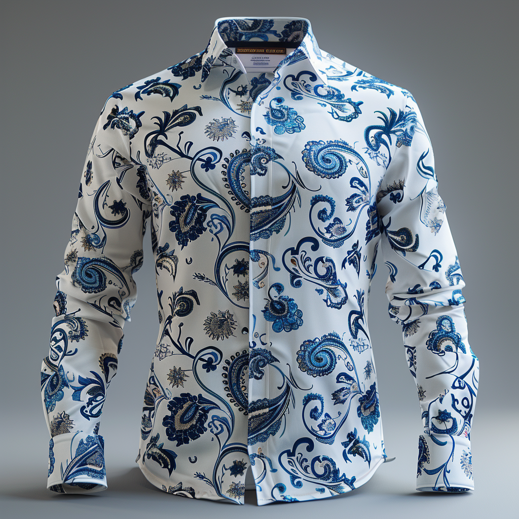 VIP Exclusive Designer Silk Luxe Collection Cotton Shirt High Elasticity 100 % Cotton