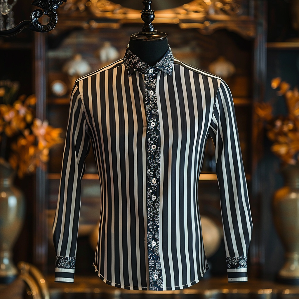 Silk Luxury Business VIP Exclusive Designer unique Luxe Collection long Shirt High Elasticity