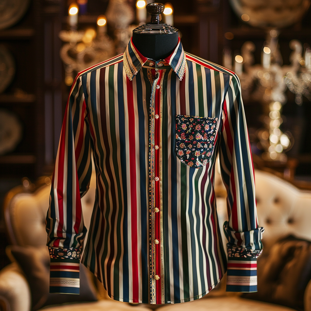 Silk Luxury Business VIP Exclusive Designer unique Luxe Collection long Shirt High Elasticity
