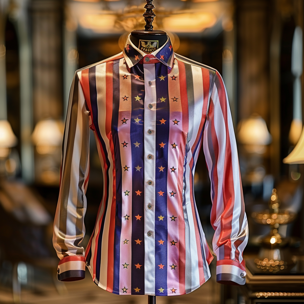 Silk Luxury Business VIP Exclusive Designer unique Luxe Collection long Shirt High Elasticity