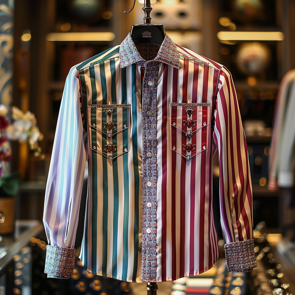 Silk Luxury Business VIP Exclusive Designer unique Luxe Collection long Shirt High Elasticity