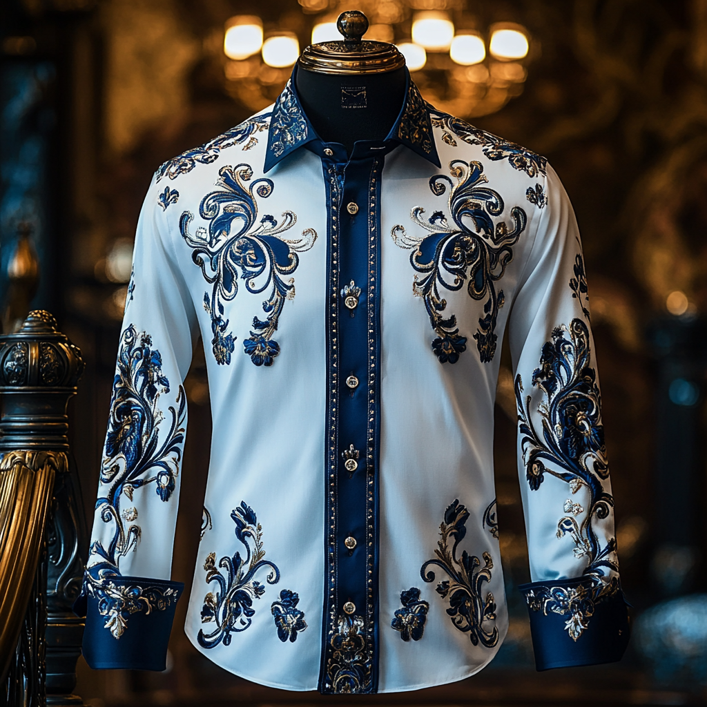 Silk Luxury Business VIP Exclusive Designer unique Luxe Collection long Shirt High Elasticity