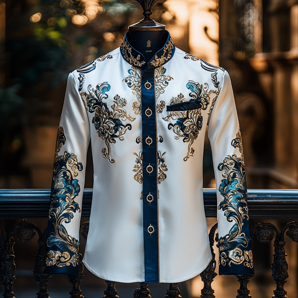 Silk Luxury Business VIP Exclusive Designer unique Luxe Collection long Shirt High Elasticity