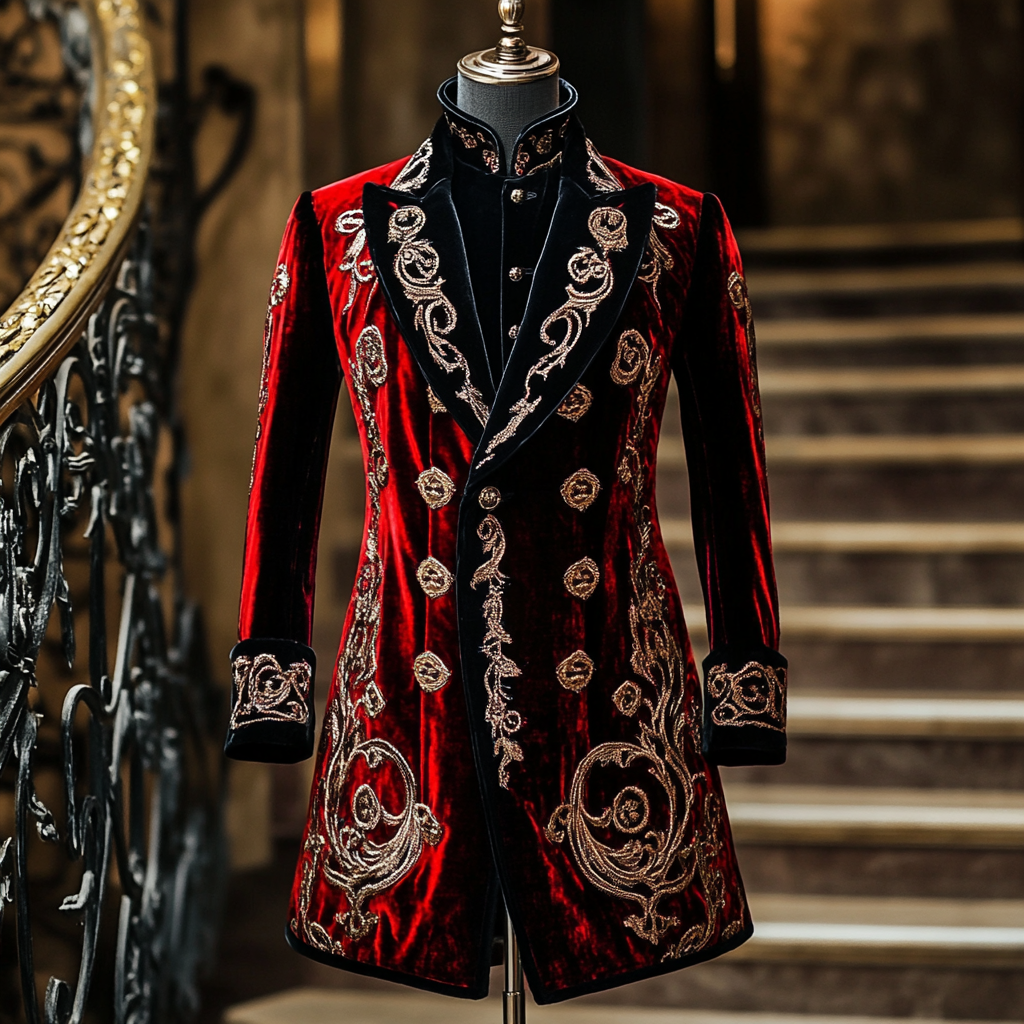 Unique embroidery business gentleman casual Men's Luxury Business Casual Fashion Blazer Suit Coat Jacket
