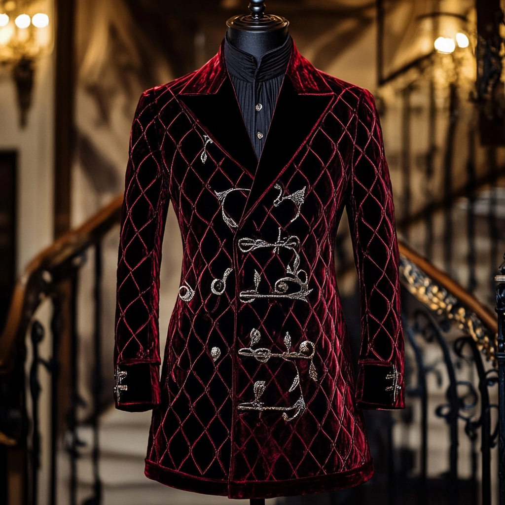 Unique embroidery business gentleman casual Men's Luxury Business Casual Fashion Blazer Suit Coat Jacket