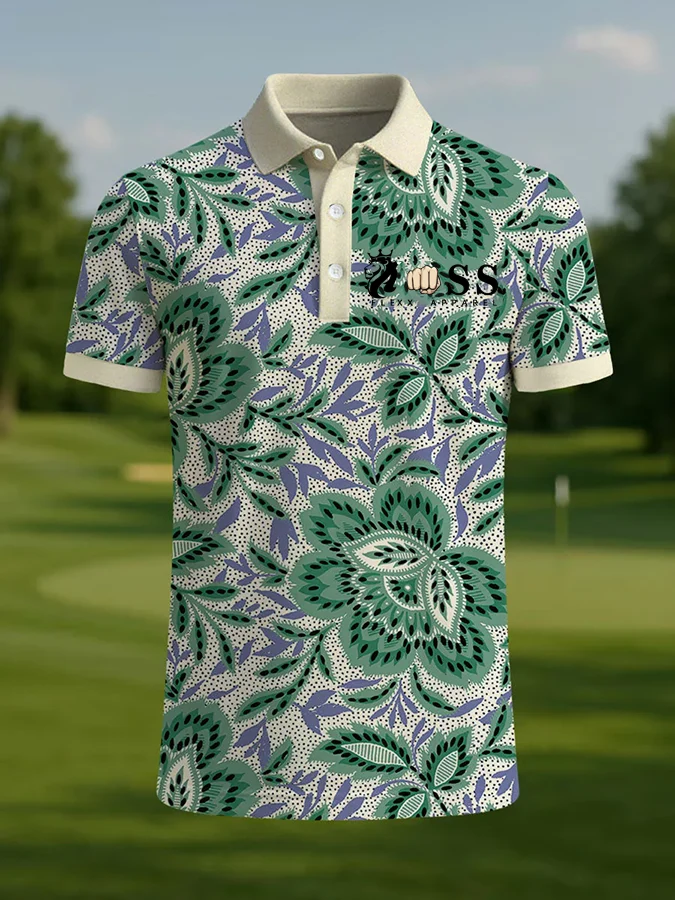 Men's Business Short Sleeve Polo Shirt