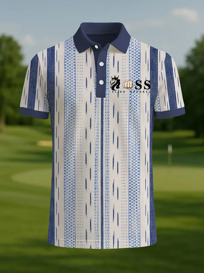 Men's Business Short Sleeve Polo Shirt