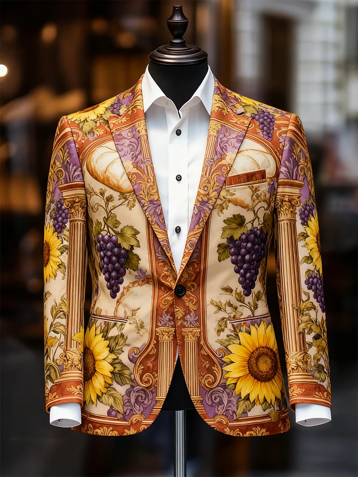 Men's Business Casual Christmas Suit Outerwear