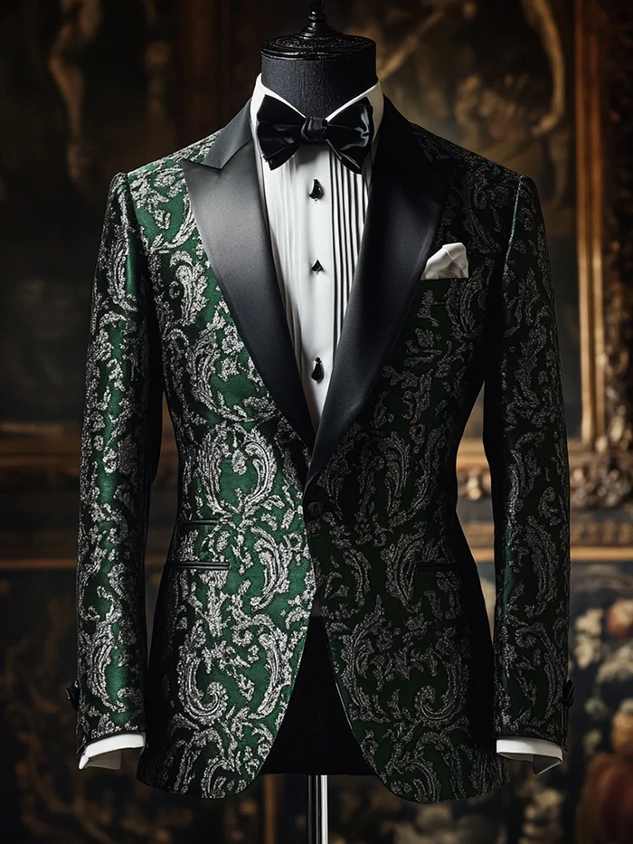 Unique  business gentleman casual Men's Luxury Business Casual Fashion Blazer Suit Coat Jacket