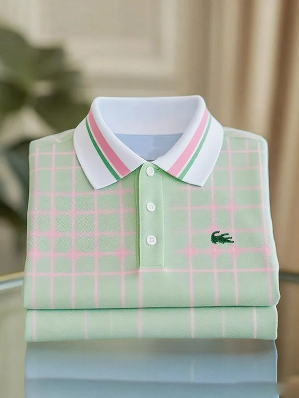 Men's Business Short Sleeve Polo Shirt