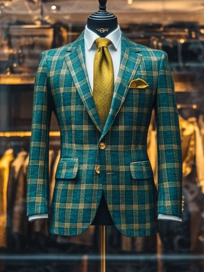 Unique  business gentleman casual Men's Luxury Business Casual Fashion Blazer Suit Coat Jacket