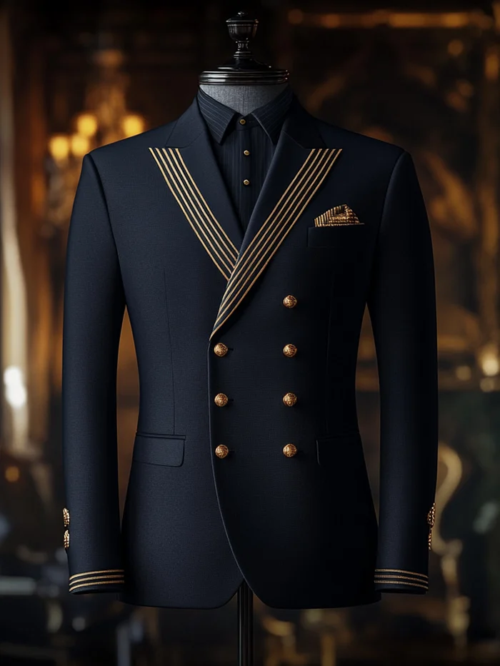 Unique  business gentleman casual Men's Luxury Business Casual Fashion Blazer Suit Coat Jacket