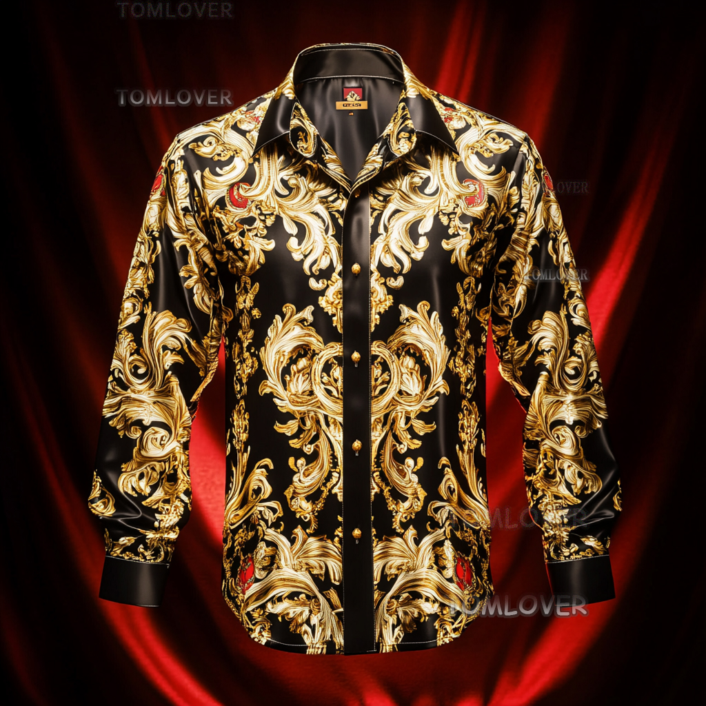 2025 Best Men's Unique Luxe Collection Classic Casual Shirt