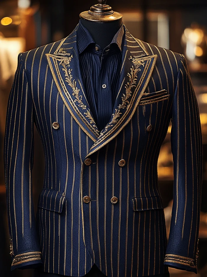 Unique  business gentleman casual Men's Luxury Business Casual Fashion Blazer Suit Coat Jacket