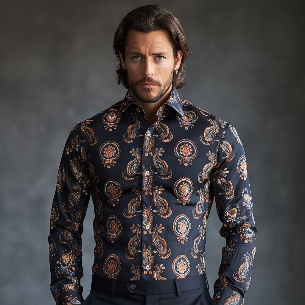 VIP Exclusive Designer Silk Luxe Collection Cotton Shirt High Elasticity 100 % Cotton
