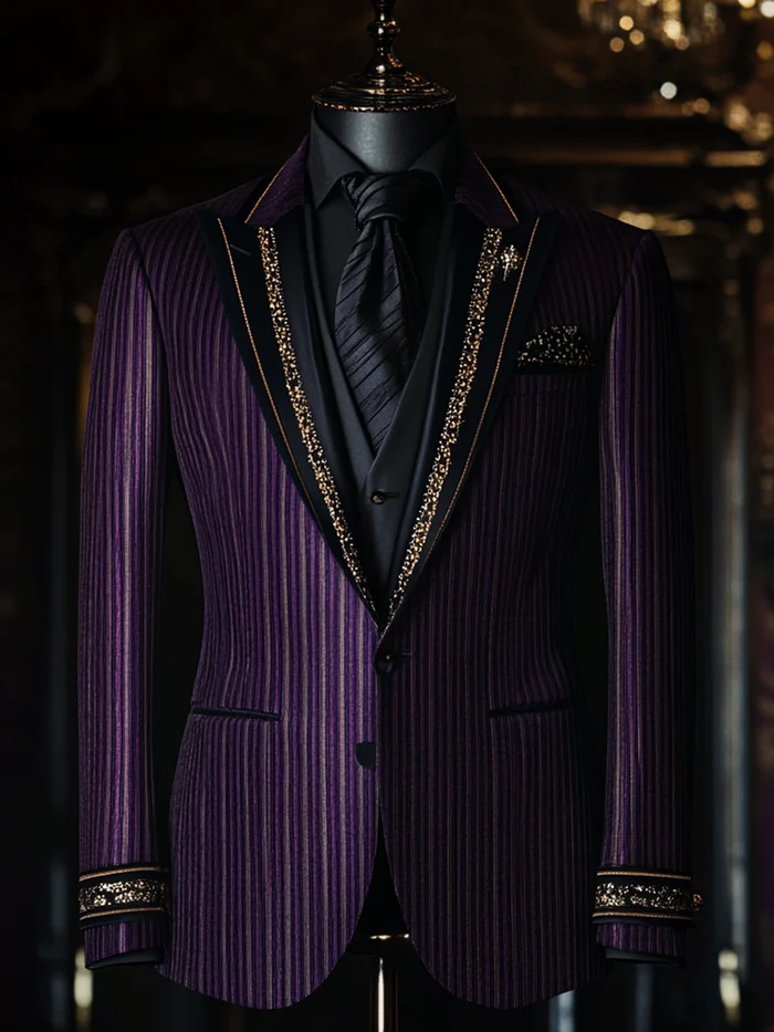 Unique  business gentleman casual Men's Luxury Business Casual Fashion Blazer Suit Coat Jacket